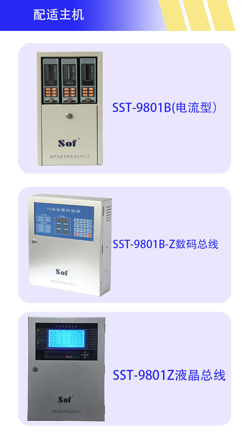 索富通GT-9801TC-NO一氧化氮氣體探測器(圖5)